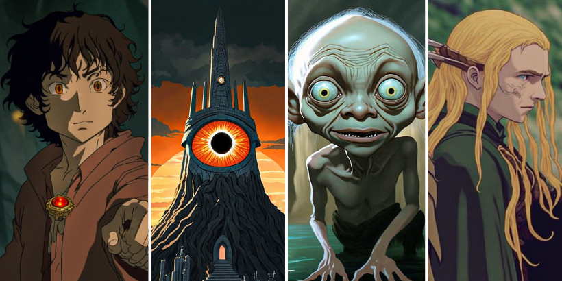     AI pokazało Władcę Pierścieni w wersji studia Ghibli - przerażający Gollum, uroczy Hobbici i niesamowite oko Saurona